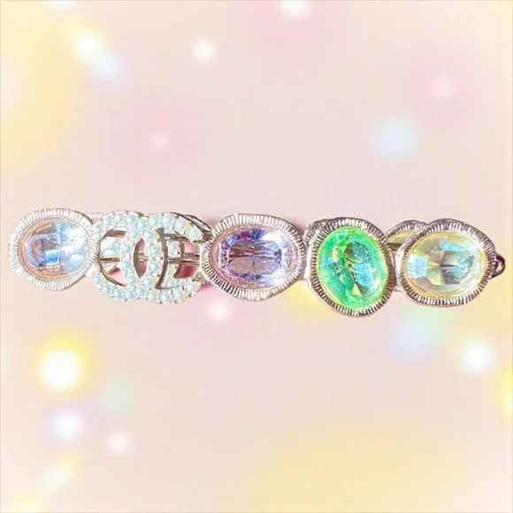 CHANEL Jeweled Hair Clip